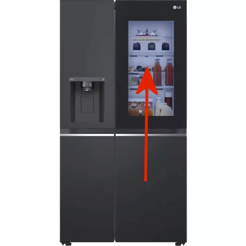 Porte en verre (haute à droite) réfrigérateur LG GSGV80EPLD