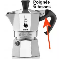 Poignée Moka Express cafetière 6 tasses Bialetti