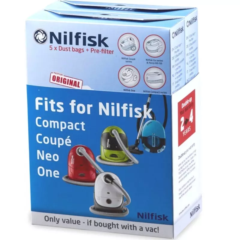 Sac aspirateur Nilfisk Compact, Coupé, Néo et One