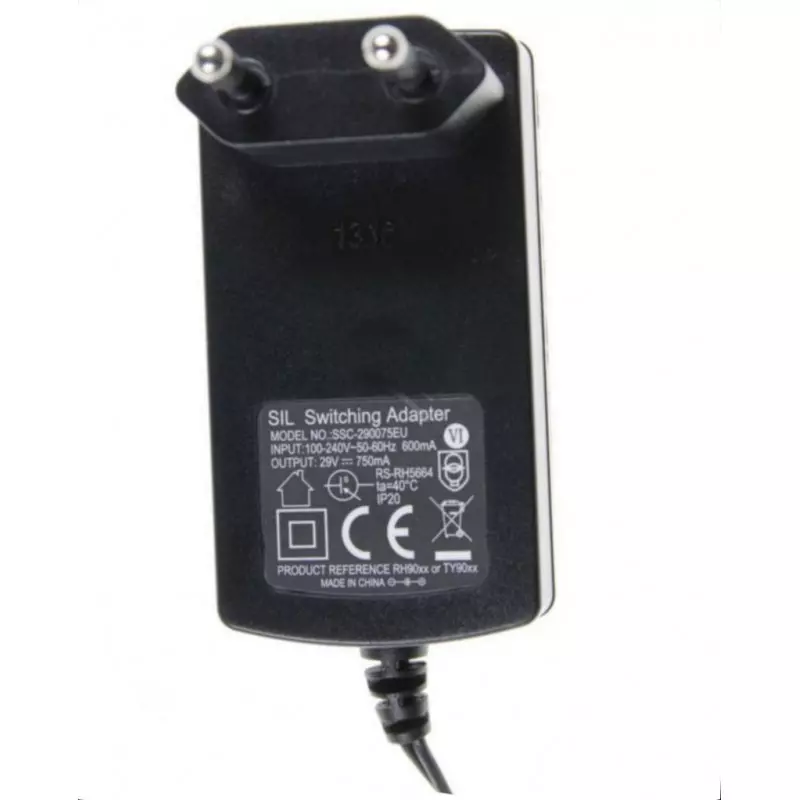 Rowenta adaptateur (câble de charge, chargeur) pour aspirateur RS-RH5664  RSRH5664