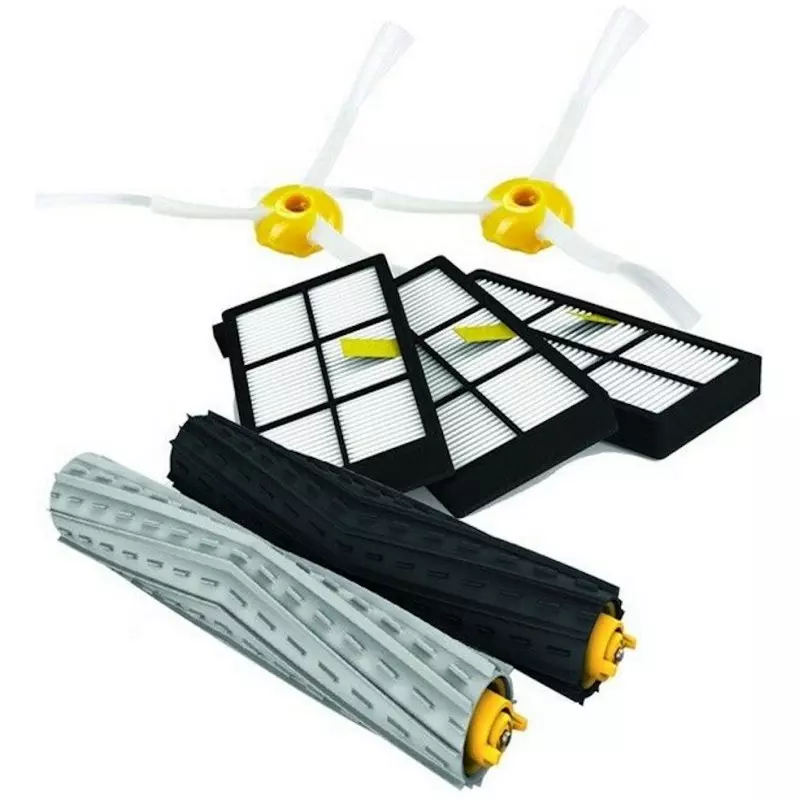 Vhbw 2x Brosses rotatives, set de rouleaux compatible avec iRobot