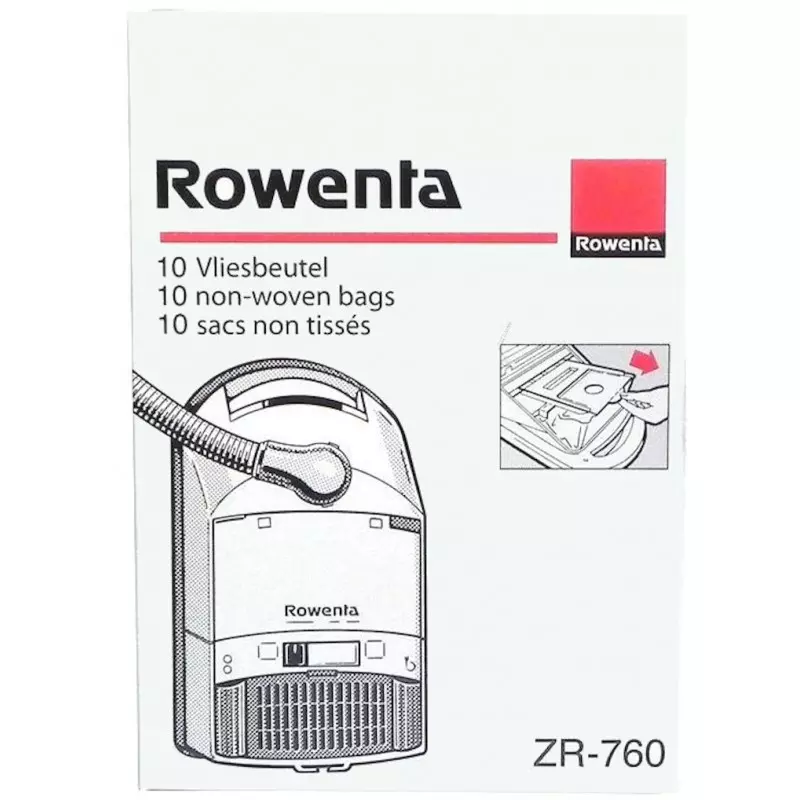 Sac aspirateur compatible Rowenta Spacio 5 sacs papier