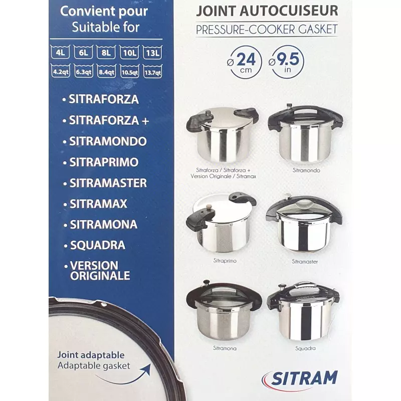 Joint speedo 4/6/8/10 litres pour autocuiseur sitram SITRAM Pas Cher 