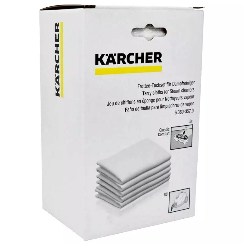 Lingette Microfibre pour nettoyeur vapeur Karcher EasyFix SC 5 SC