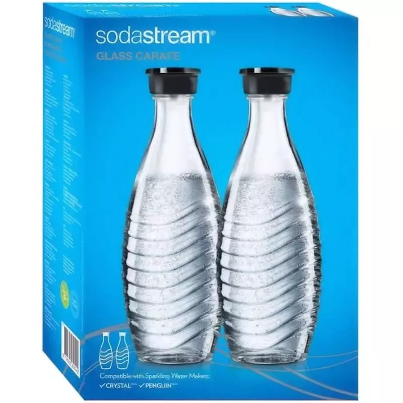 Bouteille à gaz SodaStream et bouteille en verre - Uniquement pour le  cristal