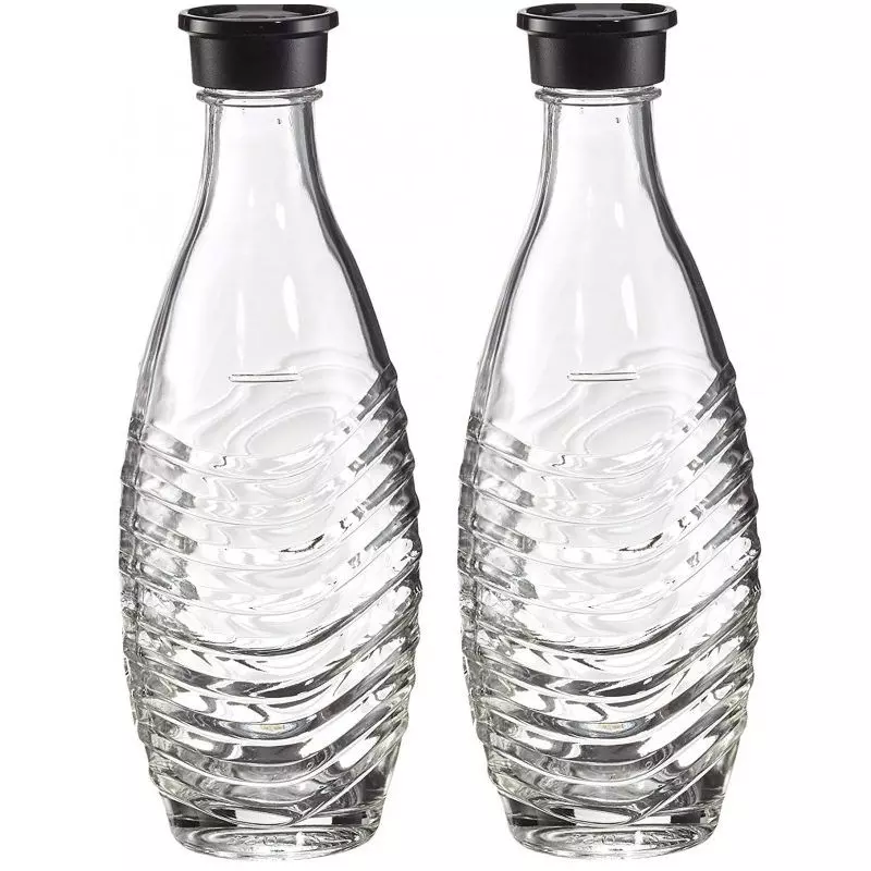Pack de 2 carafes en verre 0,60 litres Sodastream Penguin et Crystal |  Pieces Online