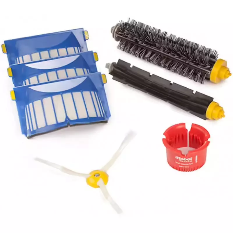 Kit d'accessoires de remplacement pour aspirateur robot Irobot Roomba,  filtre HEPA, brosse latérale, compatible avec