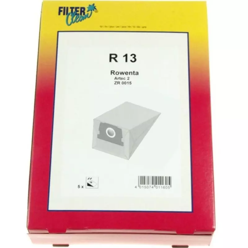 Sacs papier + Filtre HEPA ZR004101 pour aspirateur Rowenta Compacteo