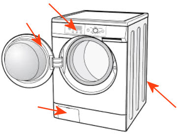 RPE - 💡 Un joint de porte de lave-linge peut être déchiré, fendu ou bien  encore avoir perdu de son élasticité. Ainsi, de l'eau peut couler en cours  de lavage. 👉 Vérifiez
