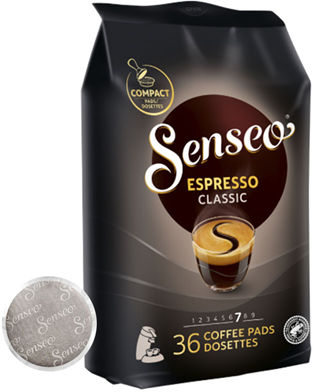 SENSEO - CAFE DOSETTES BRESIL 36 capsules - Café et Filtre/Café Dosettes  SENSEO 