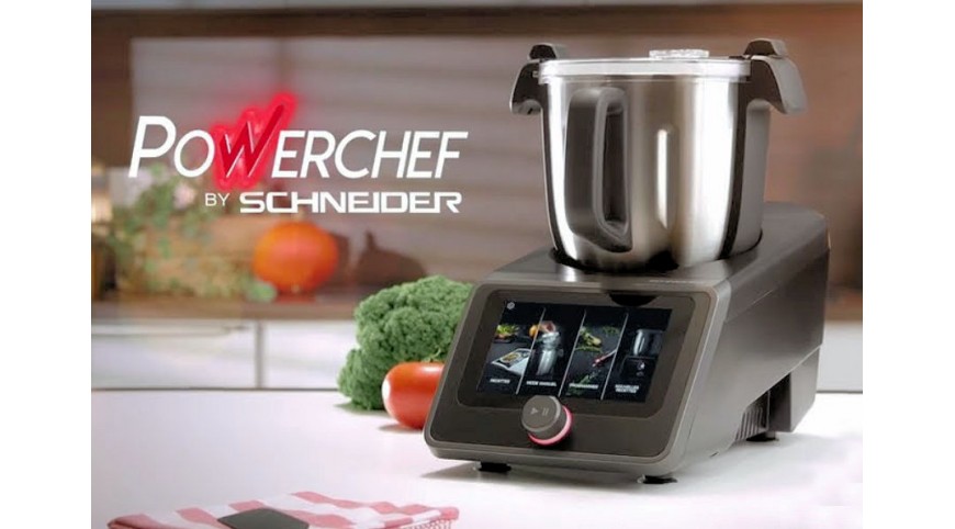 Découvrez le nouveau robot-cuiseur PowerChef Connect de Schneider